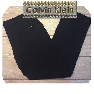 Calvin Klein Slim Fit Black Pants 34/30